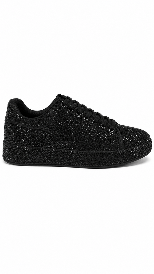 Alexander Mcqeen Black crystals